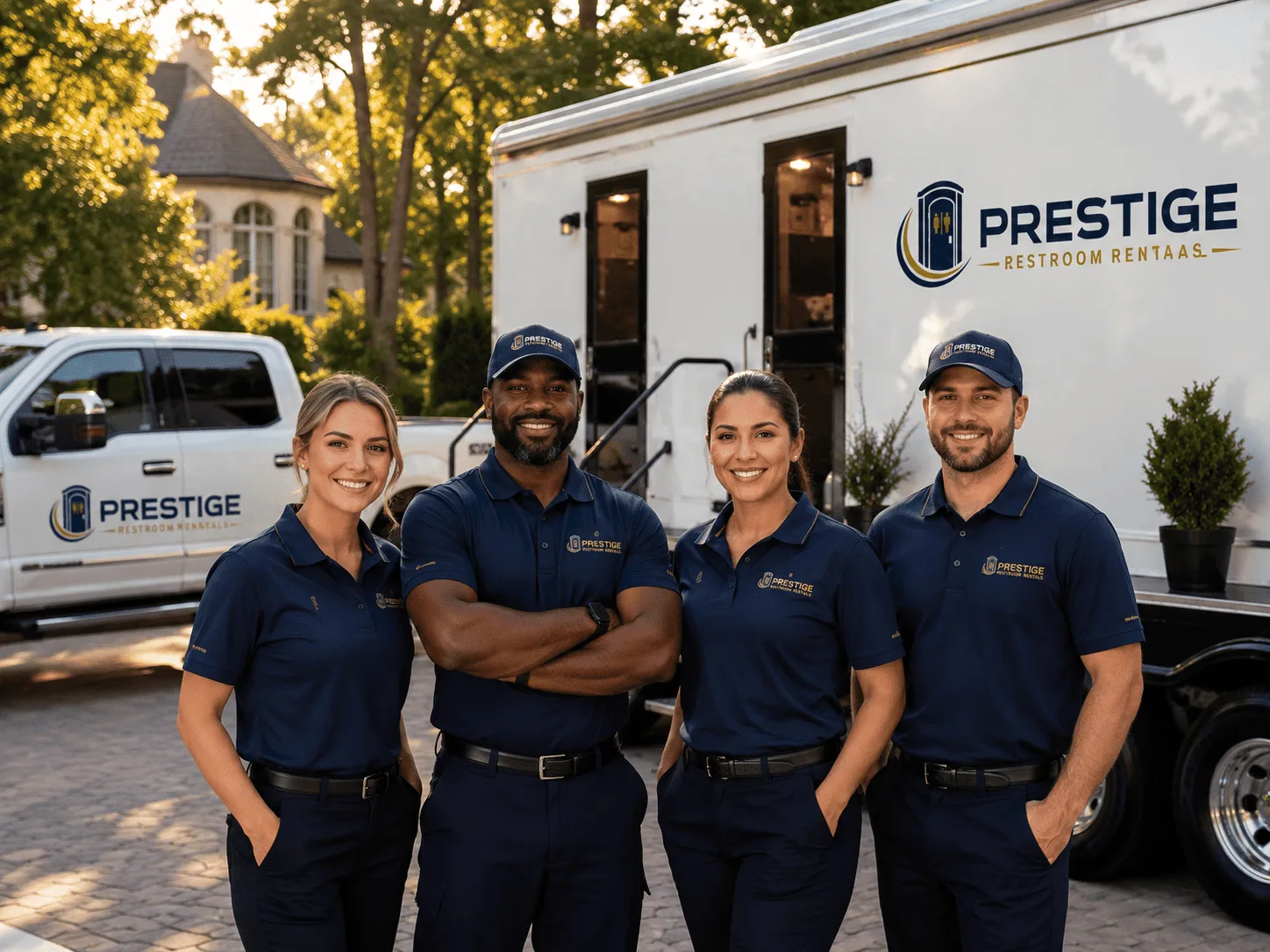 Trusted Luxury Portable Restrooms company in Mackey, IN